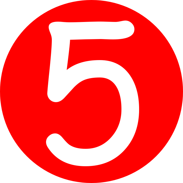 Red-rounded-with-number-5-hi