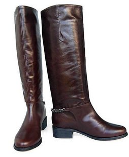 Brown-Fashion-women-boots-Cool-lady-boots-Genuine-Leather-Knee-Boots-FREE-SHIPPING