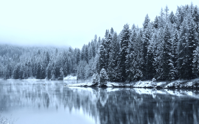 Winter-lake