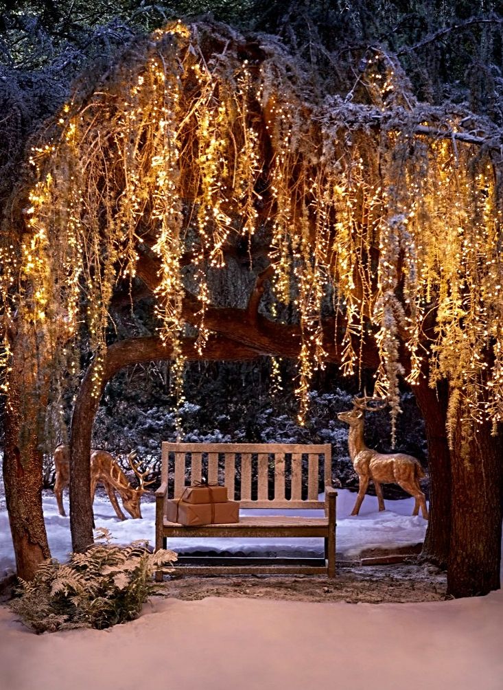 17774f960a29eef4977316f331a2a3b5--woodland-christmas-outdoor-decor