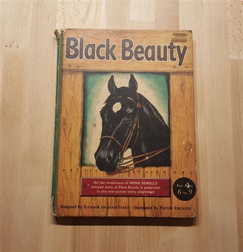 Rare Illustrated Version of Black Beauty Children's Book from 1949 presented by Donellensvintage ...